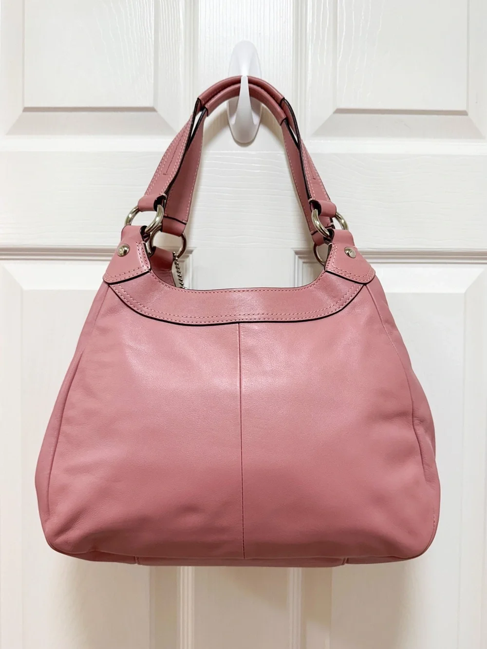 Coach Lynn Buckle Hobo Shoulder Bag Bag Pink Leather Y2K
